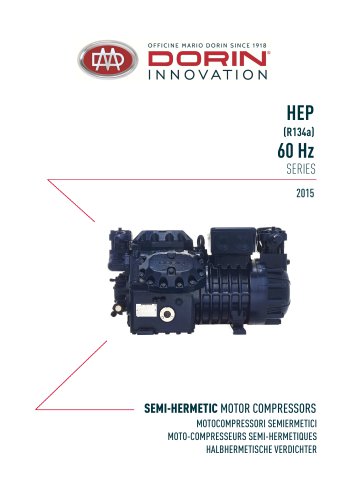 Semihermetics Compressors ECOPREMIUM R134a - 60 Hz