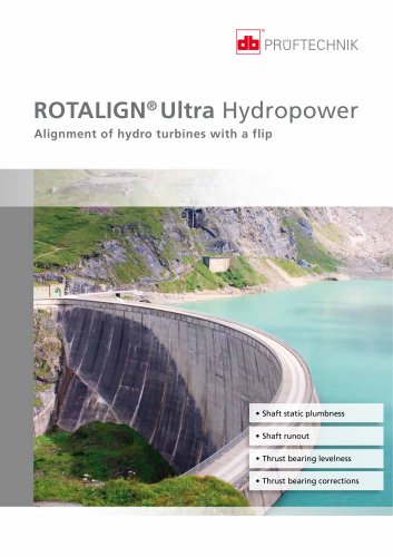 ROTALIGN Ultra Hydropower - Alignment of hydro turbines with a flip