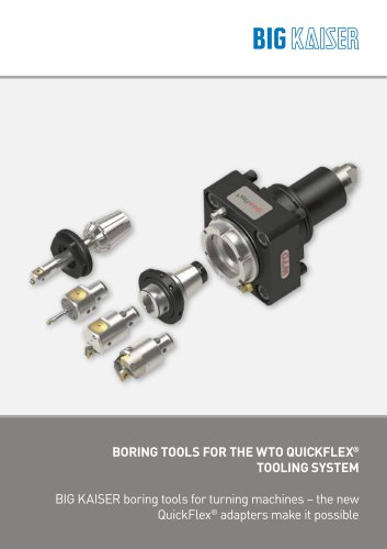 Boring Tools for the WTO QuickFlex® Tooling System