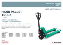 Hand pallet truck ME25 / MV25 Series