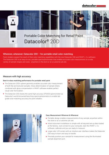 Datacolor 20D