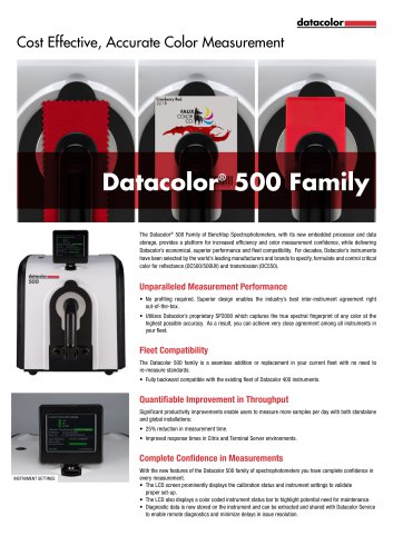 Datacolor  500 Family