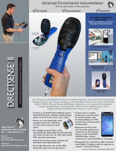 DirectSense II Multi-Smart Gas Sensor Probes