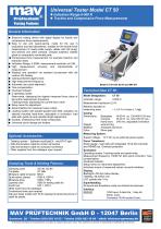 Universal tester Model CT 50