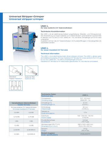 Universal stripper-crimper