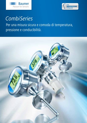 Pressure- / Temperature measurement - CombiSeries