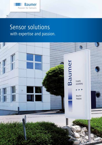 Sensor Solution with expertise and passion