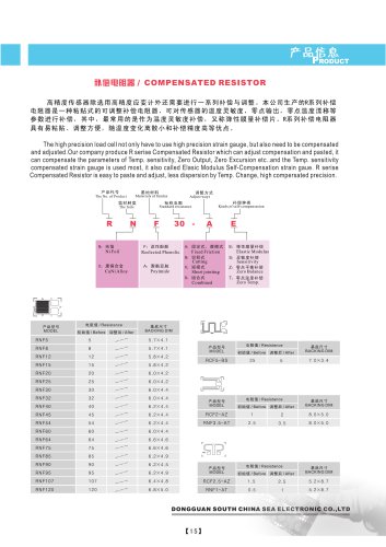 Compesated resistor