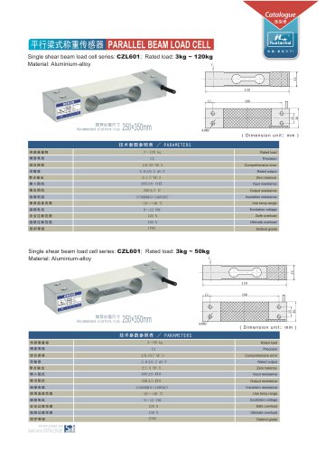 parallel beam load cell