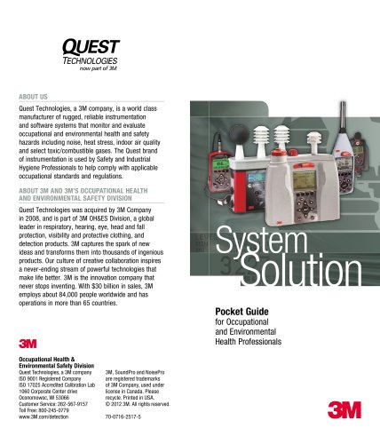 3M? Detection Pocket Guide Brochure