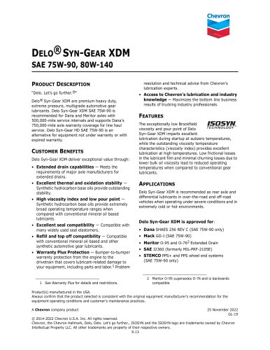 DELO&reg; SYN-G EAR XDM