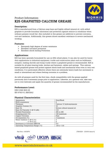 K25 GRAPHITED CALCIUM GREASE