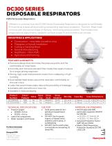 DC300 SERIES DISPOSABLE RESPIRATORS