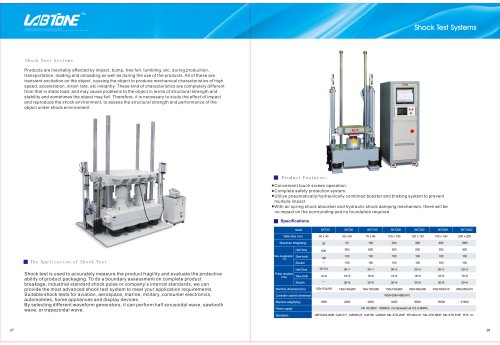 Labtone Shock Test Machine SKT30, SKT50...