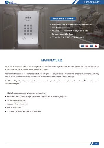 JR309-FK-IW-4G Specification