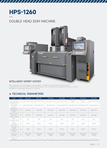 DOUBLE HEAD EDM MACHINE