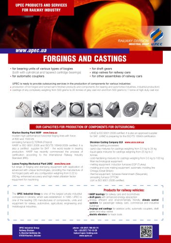 Forging and casting services