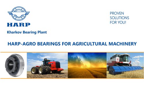 HARP AGRO for agricultural machinery Presentation