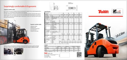 ICE counterbalance trucks  Eco-Z 2.0~3.5ton