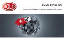 Presentazione SOLO Swiss Group. Forni industriali per il trattamento termico dei metalli. - 1