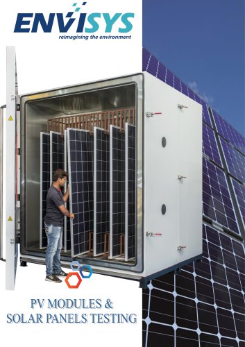 SOLAR PANELS / PV MODULE TESTING CHAMBER