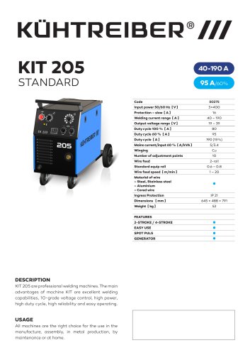 KIT 205 STANDARD