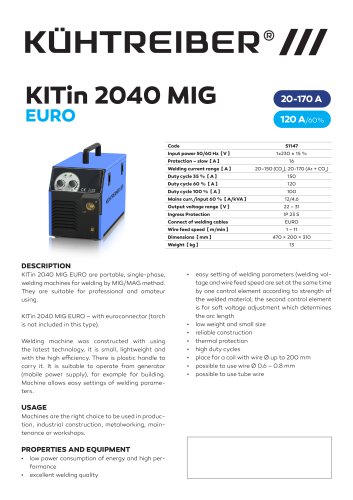 KITin 2040 MIG EURO