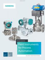 Catalog FI01 Field Instruments for Process Automation 2018