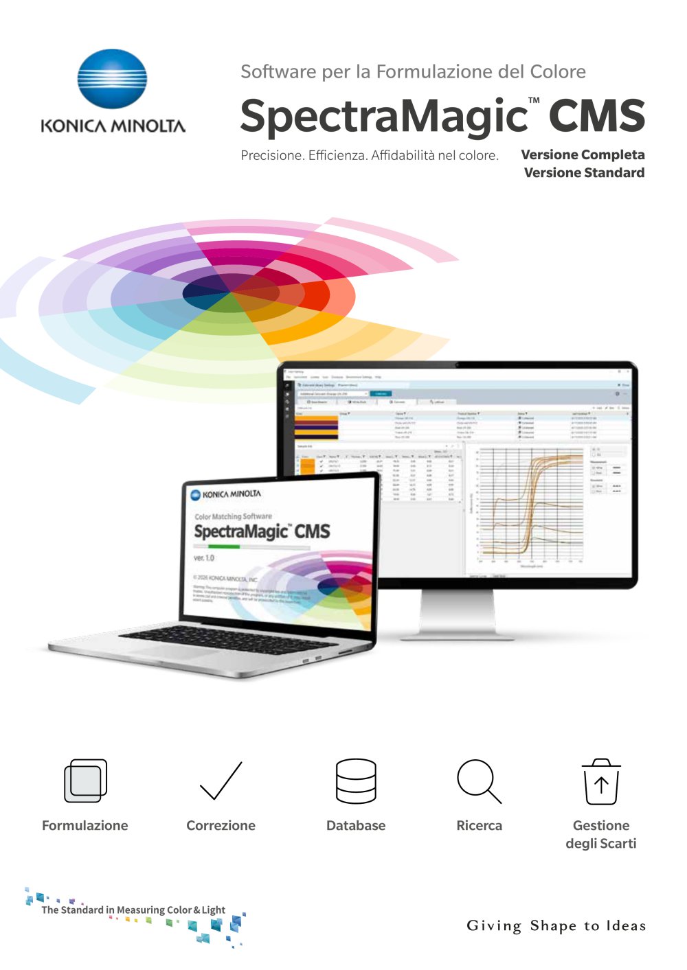 Software per la formulazione del colore - SpectraMagic&trade; CMS - Konica Minolta