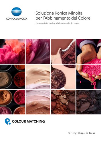 Soluzione Konica Minolta per l’Abbinamento del Colore
