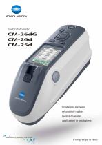 Spettrofotometri portatili CM-26dG / CM-26d / CM-25d-1