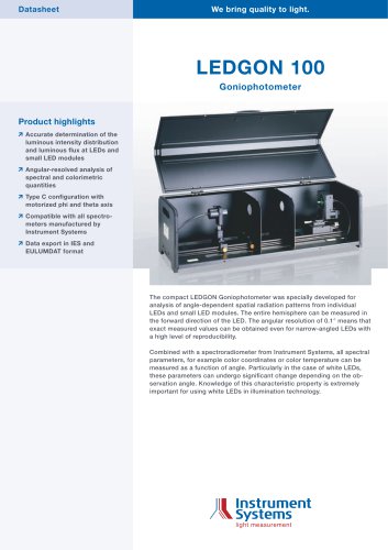 LEDGON LED GONIOPHOTOMETER