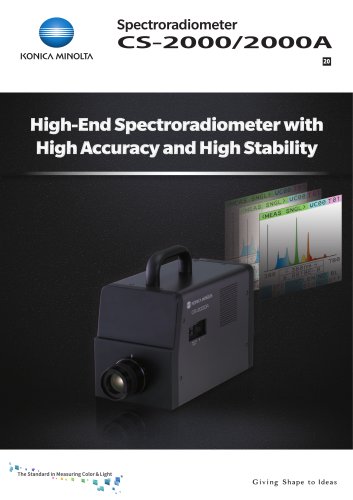 Spectroradiometer CS-2000/2000A