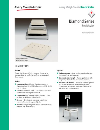 Diamond Series Bench Bases