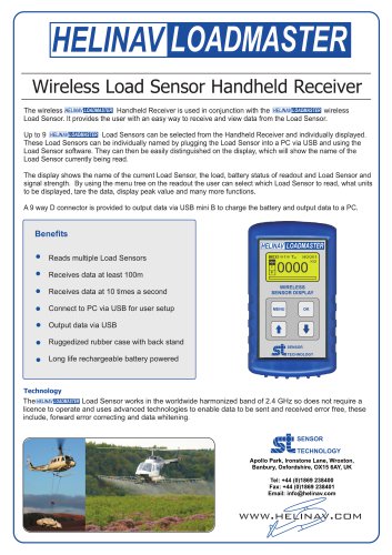 HeliNav LoadMaster Handheld Receiver