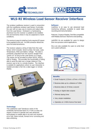 LoadSense Receiver Interface