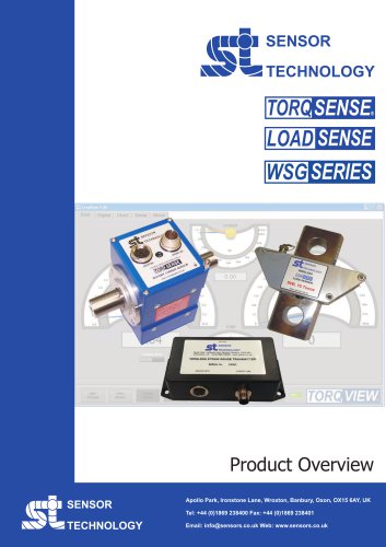 Sensor Technology Product Overview