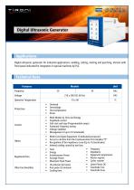 E-Series Digital Ultrasonic Generator with front panel.