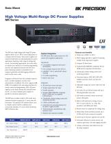 High Voltage Multi-Range DC Power Supplies MR Series