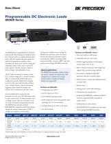 Programmable DC Electronic Loads 8600/B Series