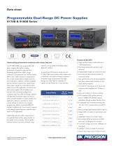 Programmable Dual-Range DC Power Supplies 9170B & 9180B Series