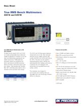 True RMS Bench Multimeters 2831E and 5491B