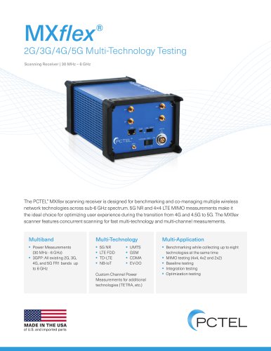 2G/3G/4G/5G Multi-Technology Testing