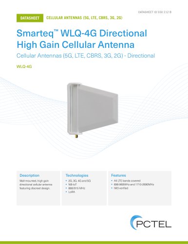 Smarteq™ WLQ-4G Directional   High Gain Cellular Antenna