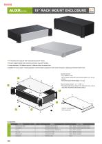 19” RACK MOUNT ENCLOSURE - AUXR series