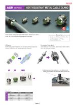 AGH series - HEAT RESISTANT CABLE GLAND