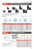 AST series - INSERT NUT ADHESIVE STANDOFF