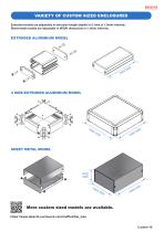 AWNS series - CUSTOM SIZED IP68 HEATSINK ALUMINUM ENCLOSURE