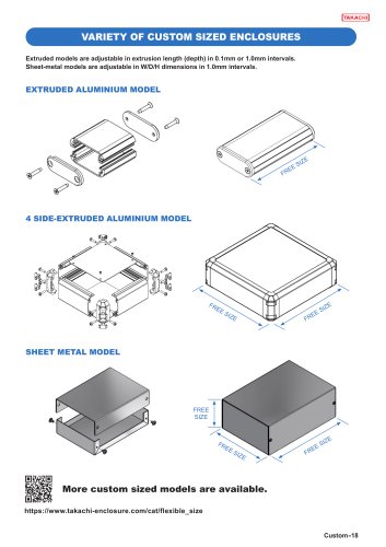 Custom Sized Flanged Network Enclosure - MXFC series