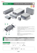 Custom Sized Heatsink Aluminium Enclosure - AWAS series